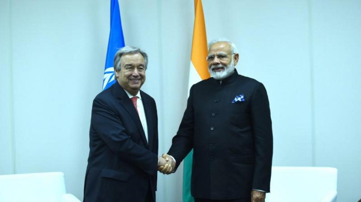 Modi to UN Secy Gen: Need multilateralism to counter global threats like terrorism